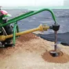 post hole digger with 12" auger