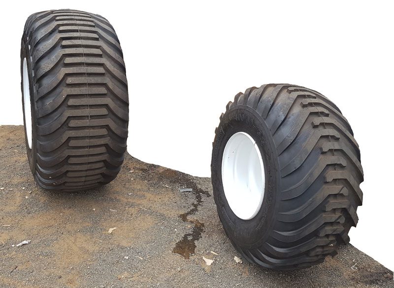 Wide industrial tyre